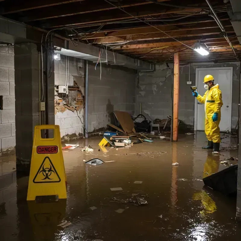 Flooded Basement Electrical Hazard in Carroll County, MO Property